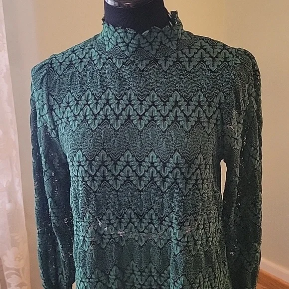 Free People Simone Mock neck lace minidress - Picture 5 of 8